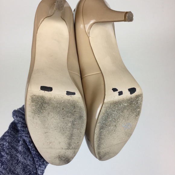 Madden Girl Heel Sz 8 Nude Tan Getta Platform - Picture 4 of 8